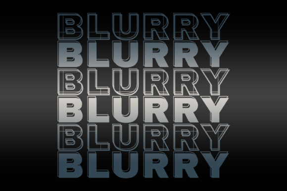 Blurry: A Soft Touch for Editorial Design