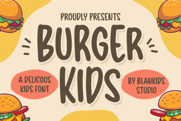 Burger Kids Font for Business Branding