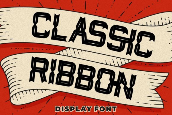 Classic Ribbon Font for Polished Branding