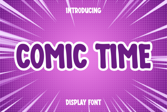 Comic Time: A Playful Font for Engaging Editorial Design