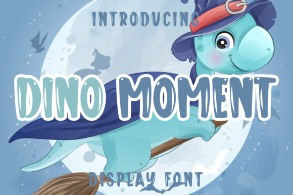 Dino Moment: A Playful Display Font for Creative Branding