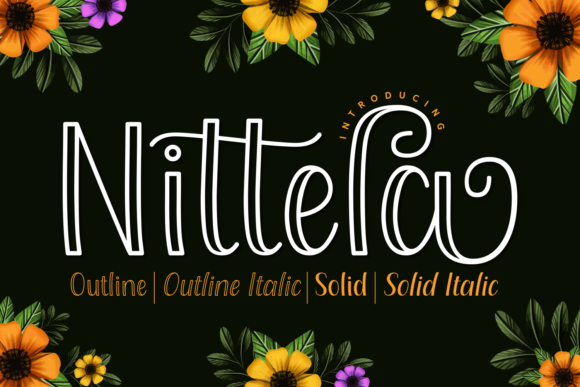 Discover Nittela: A Versatile Font for Modern Branding