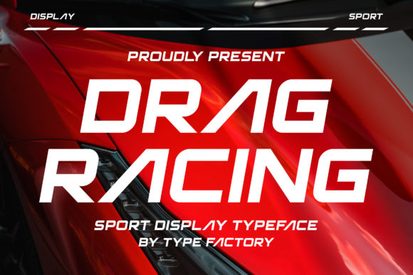 Drag Racing Font for High-Impact Campaigns