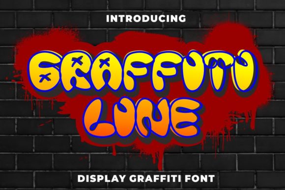 Graffiti Line Font for Bold Campaign Designs