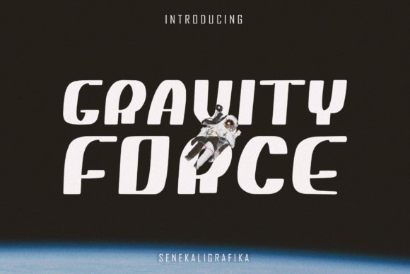 Gravity Force: A Futuristic Font for Creative Makers