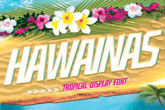 Hawainas Font for Tropical Branding and Digital Creativity