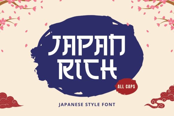 Japan Rich: A Bold Display Font for Branding Projects