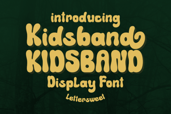 Kidsband: A Playful Display Font for Digital Projects