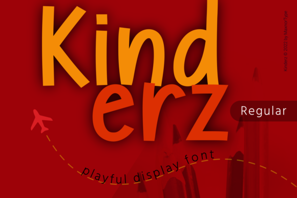 Kinderz: A Versatile Display Font for Modern Branding