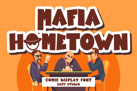 Mafia Hometown Font for Editorial Design