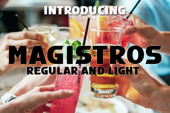 Magistros: A Bold Display Font for Editorial Elegance