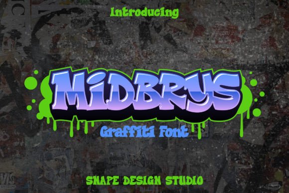 Midbrys: A Street-Art-Inspired Font for Bold Web Design
