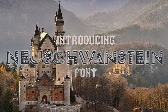 Neuschwanstein Font for Modern Web Design