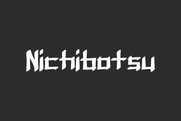 Nichibotsu: A Bold Japanese Display Font for Editorial Projects