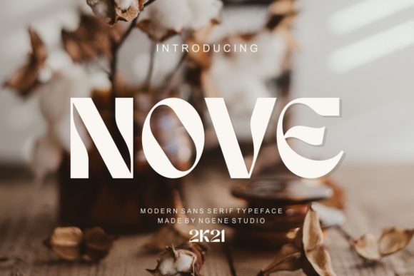 Nove: A Display Font That Elevates Digital Branding