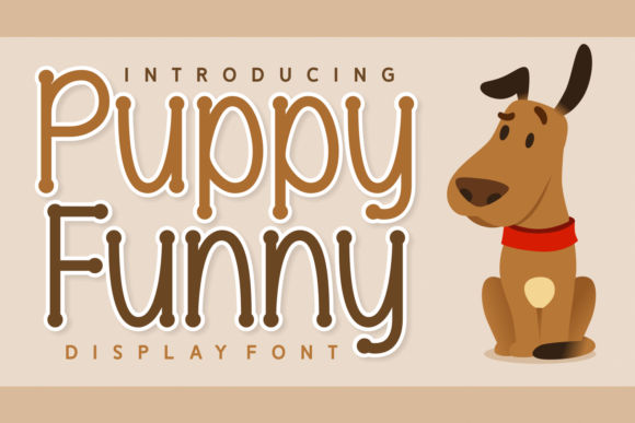 Puppy Funny Font for Handmade Creations