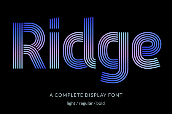 Ridge 5 Display Font Review