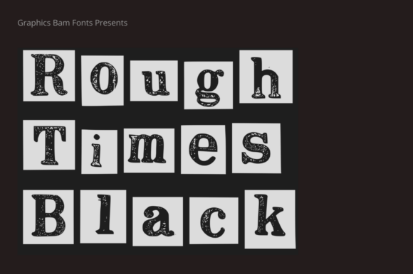 Rough Times Black Display Font Review