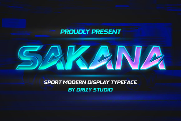 Sakana: A Modern Display Typeface for Editorial Projects