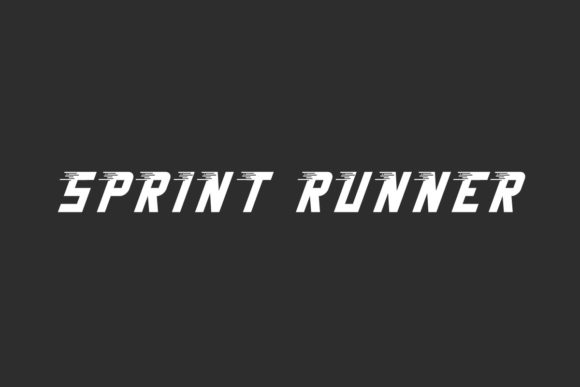 Sprint Runner Font for Dynamic Web Design