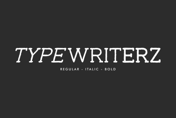 Typewriterz Font for Handmade Creations