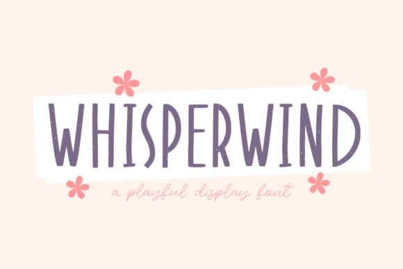 Whisperwind Font for Web Design and Branding