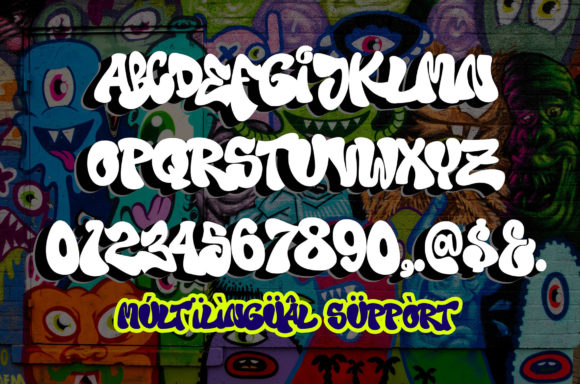 Wild Hustle Graffiti Font for Bold Digital Designs